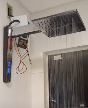 Instalação elétrica de chuveiro realizada pela SSA